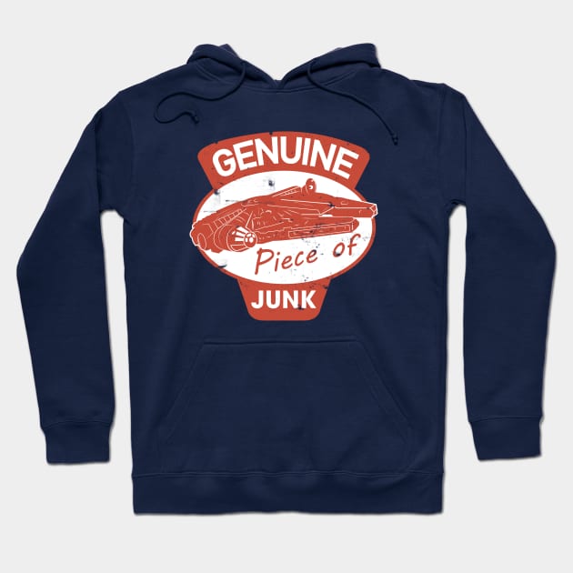 Genuine piece of junk Hoodie by Piercek25